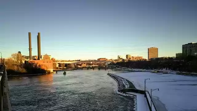 Free download Mississippi River Minneapolis -  free photo or picture to be edited with GIMP online image editor
