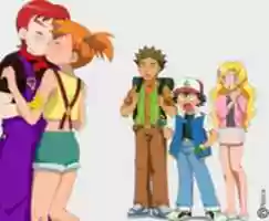 Free download Misty Pokemon Kiss free photo or picture to be edited with GIMP online image editor