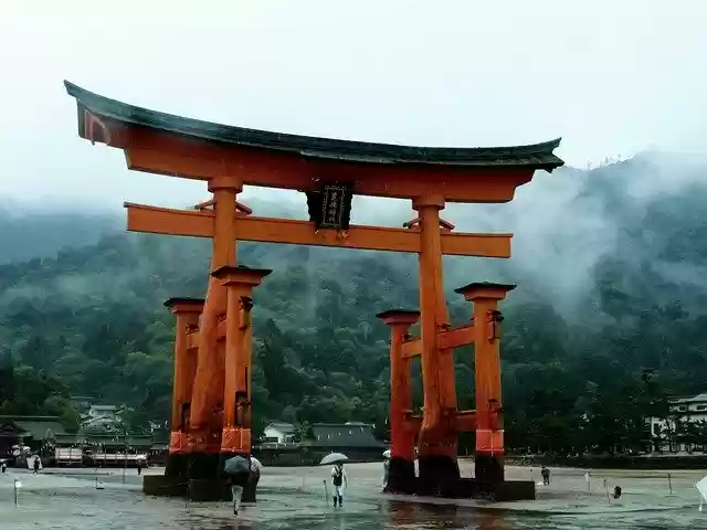 Free download Miyajima Torii Shrine -  free photo or picture to be edited with GIMP online image editor