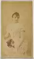 Free download Mlle. Renaud, from the Actors and Actresses series (N45, Type 8) for Virginia Brights Cigarettes free photo or picture to be edited with GIMP online image editor