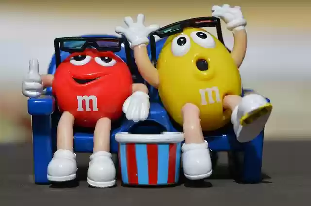 Free download m m s sweets fun 3d glasses free picture to be edited with GIMP free online image editor