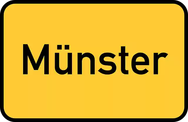 Free download Münster Town Sign City Limits - Free vector graphic on Pixabay free illustration to be edited with GIMP free online image editor