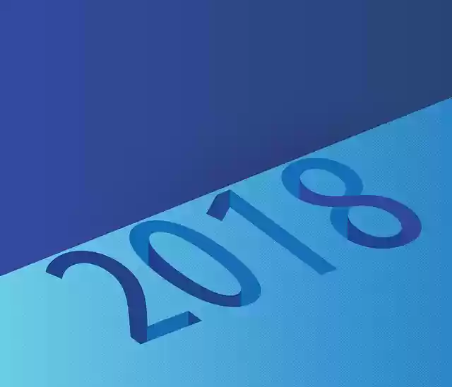 Free download Model Year New Flat Design -  free illustration to be edited with GIMP free online image editor