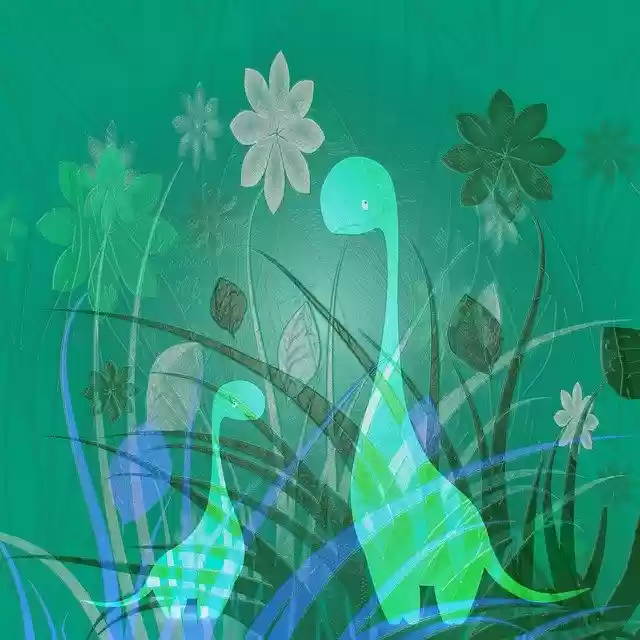 Free download Modern Green Floral -  free illustration to be edited with GIMP free online image editor