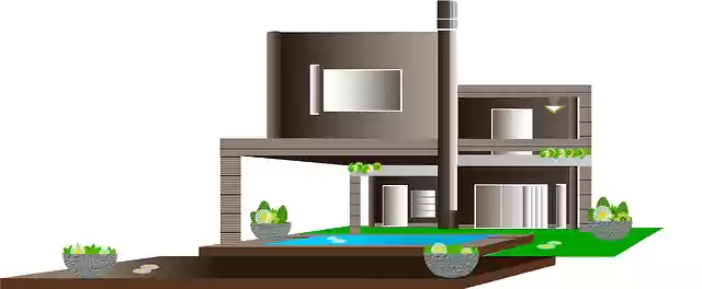 Free download Modern Villas Buildings -  free illustration to be edited with GIMP free online image editor