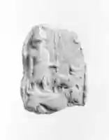 Free download Molded plaque: the weather god Adad and a bull standing on a lion-dragon free photo or picture to be edited with GIMP online image editor