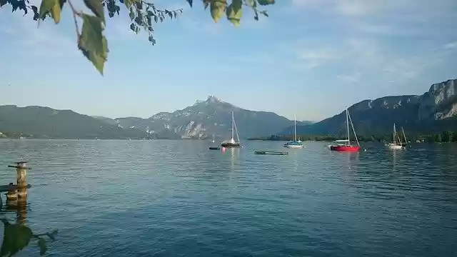 Free download Mondsee Lake Austria -  free photo or picture to be edited with GIMP online image editor