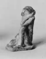 무료 다운로드 원숭이가 무릎을 꿇고 손에 머리를 기대고 있는 무료 사진 또는 김프 온라인 이미지 편집기로 편집할 사진