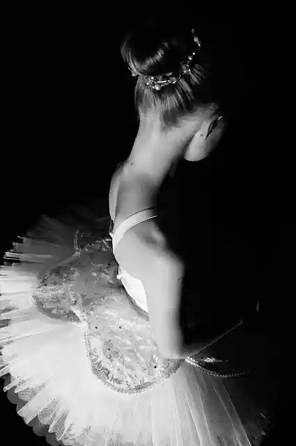 Free download Monochrome Ballerina Dancer -  free photo or picture to be edited with GIMP online image editor
