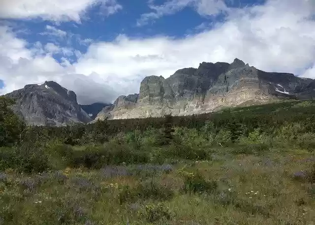 Free download Montana Glacier National -  free photo or picture to be edited with GIMP online image editor