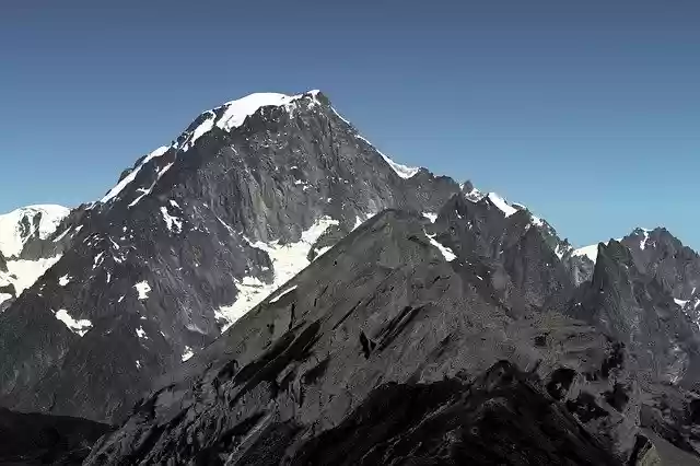 Free download Mont Blanc Alps Mountain -  free photo or picture to be edited with GIMP online image editor