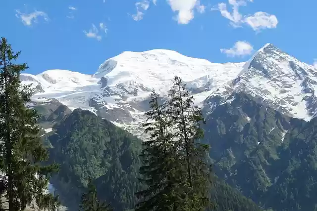 Free download mont blanc chamonix mountains free picture to be edited with GIMP free online image editor