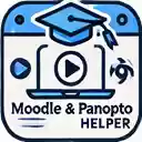 Moodle  Panopto Helper  screen for extension Chrome web store in OffiDocs Chromium