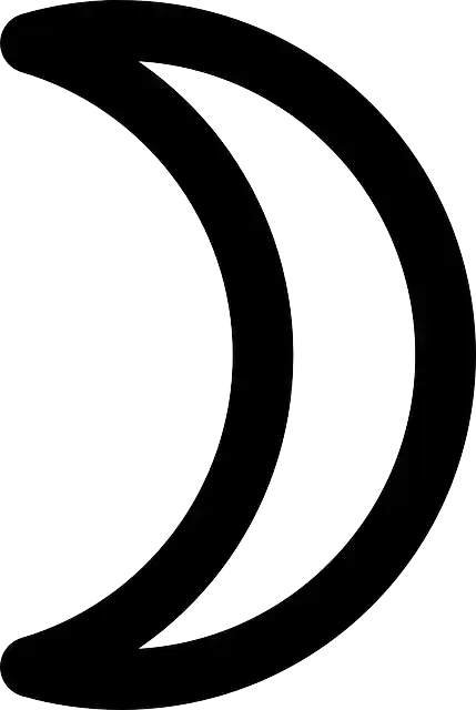 Free download Moon Crescent Shape - Free vector graphic on Pixabay free illustration to be edited with GIMP free online image editor