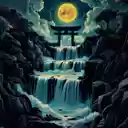Moonlit Waterfall Live Wallpaper  screen for extension Chrome web store in OffiDocs Chromium
