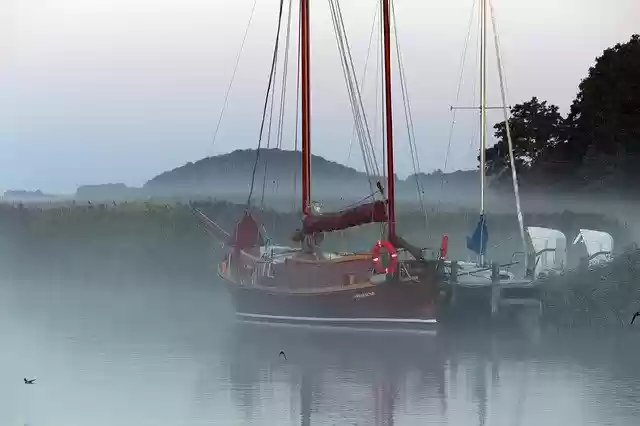 Free download Morning Mist Fog Port -  free photo or picture to be edited with GIMP online image editor
