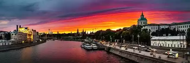 Gratis download Moskou The River Russia - gratis foto of afbeelding om te bewerken met GIMP online afbeeldingseditor