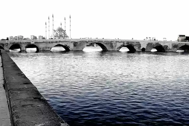 Free download Mosque Water Bridge -  free photo or picture to be edited with GIMP online image editor