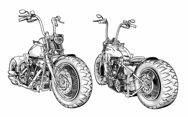 Descarga gratuita Motocicleta Harley Davidson - ilustración gratuita para editar con GIMP editor de imágenes en línea gratuito
