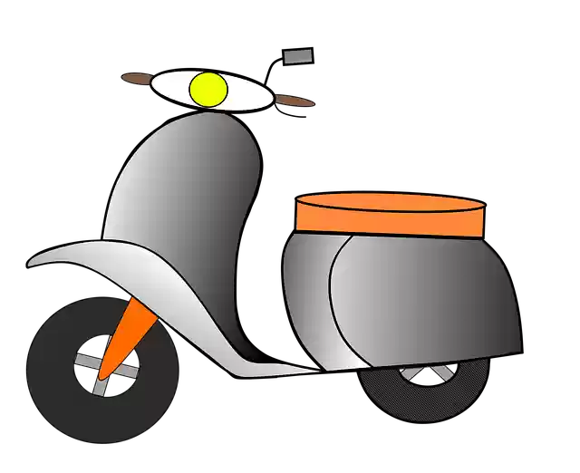 Free download Motor Scooter Roller Two Wheeled -  free illustration to be edited with GIMP free online image editor