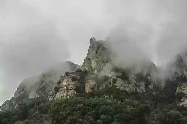 Free download Mountain Flog Montserrat -  free free photo or picture to be edited with GIMP online image editor
