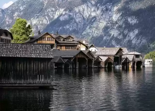 Free download mountain lake houses buildings free picture to be edited with GIMP free online image editor