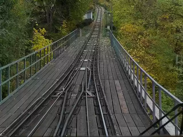 Free download Mountain Railway Funicular -  free photo or picture to be edited with GIMP online image editor