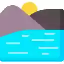 Mountain Reflections  screen for extension Chrome web store in OffiDocs Chromium