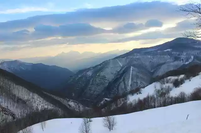 Free download Mountains Landscape Panorama free photo template to be edited with GIMP online image editor