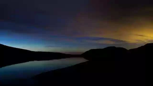 Free download Mountains Long Exposure Nature -  free photo or picture to be edited with GIMP online image editor