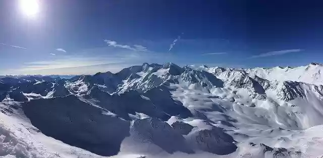 Free download Mountain Snow Nature -  free photo or picture to be edited with GIMP online image editor