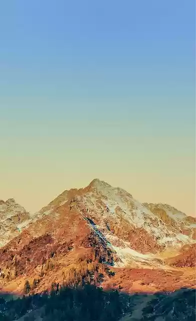 Free download mountains peak sky nature free picture to be edited with GIMP free online image editor