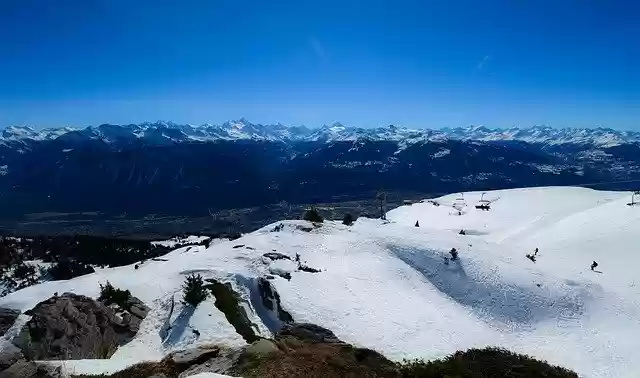 Free download Mountains Snow Ski -  free photo or picture to be edited with GIMP online image editor