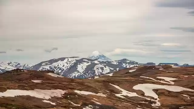 Free download mountains volcano snow winter free picture to be edited with GIMP free online image editor