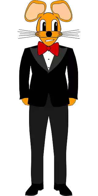 Free download Mouse Tuxedo Tie - Free vector graphic on Pixabay free illustration to be edited with GIMP free online image editor
