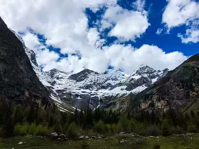 Free download Mt Siguniangshan Snow Mountain -  free photo or picture to be edited with GIMP online image editor