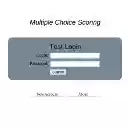 Multiple Choice Scoring  screen for extension Chrome web store in OffiDocs Chromium