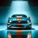 Mustang Blue Live Wallpaper  screen for extension Chrome web store in OffiDocs Chromium