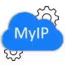 MyIP ip address and location details  screen for extension Chrome web store in OffiDocs Chromium