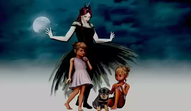 Free download Mystery Fantasy Children -  free illustration to be edited with GIMP free online image editor