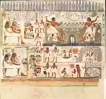 免费下载 Nakht and Family Fishing and Fowling, Tomb of Nakht 免费照片或图片，可使用 GIMP 在线图像编辑器进行编辑
