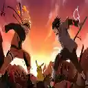 Naruto vs Sasuke with Pikachu Live Wallpaper  screen for extension Chrome web store in OffiDocs Chromium