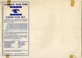Free download National War Fund Paper Flag Set Folder free photo or picture to be edited with GIMP online image editor
