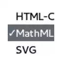 Native MathML  screen for extension Chrome web store in OffiDocs Chromium
