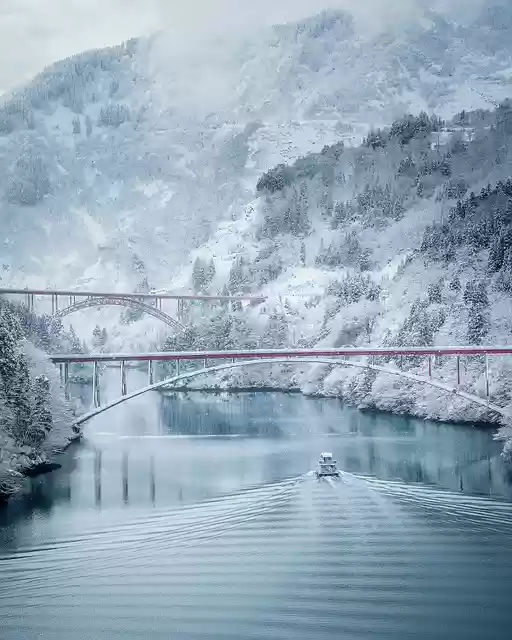 قم بتنزيل صورة مجانية لموسم الشتاء من قارب الطبيعة ليتم تحريرها باستخدام محرر الصور المجاني على الإنترنت من GIMP