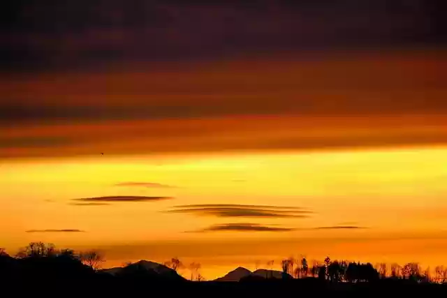 Free download nature evening sky sunset landscape free picture to be edited with GIMP free online image editor