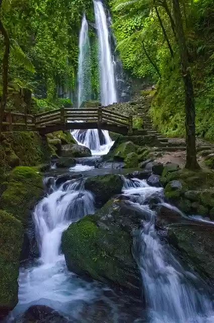 Muat turun percuma Nature Landscape Waterfall - foto atau gambar percuma untuk diedit dengan editor imej dalam talian GIMP