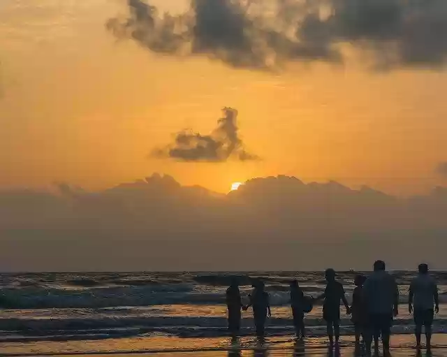 Free download Nature Sunset People -  free photo or picture to be edited with GIMP online image editor