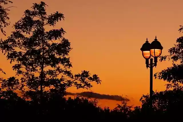 Free download Nature Twilight Floor Lamp -  free photo or picture to be edited with GIMP online image editor