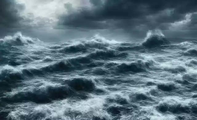 Free download nature wallpaper ocean storm waves free picture to be edited with GIMP free online image editor